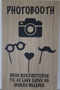 Photobooth skilt