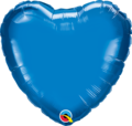 helium ballon blåt hjerte