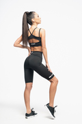 Elite Force Gym BH Sort Bagsiden