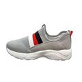 Dame sneakers grå med striber