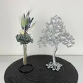 wire træ sølv 29 cm. brugskunst