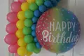 Regnbue balloner fødselsdag