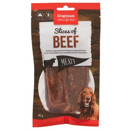 Dogman Slices of Beef | Snacks til hunde