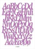 abc alfabet alphabet fonts skrift cut out Klausen design type typo art poster plakat art work web shop