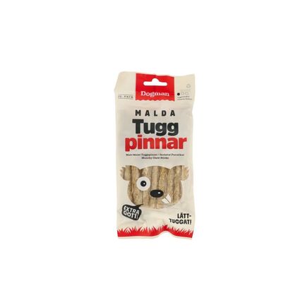 Dogman Malda Tyggepinde hakkede - 10 stk - Brun - Small - 12,5 cm lang