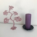 metal træ bonsai rosa 25 cm