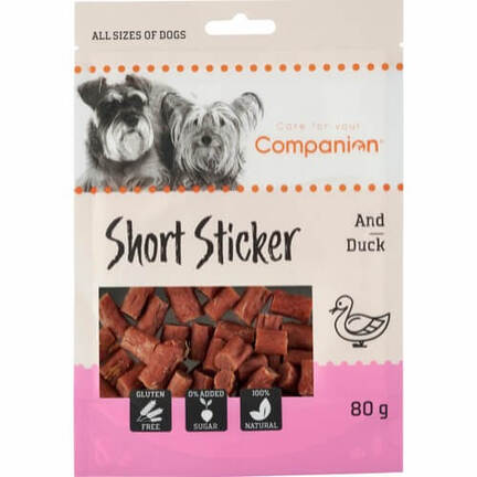 Companion Short Duck Sticker | Hundegodbid med and
