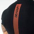 Meteor t-shirt sort ryg logo