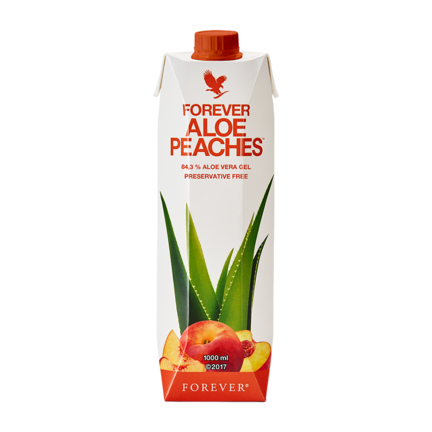 Forever Aloe Peaches 1 liter tetrapak karton