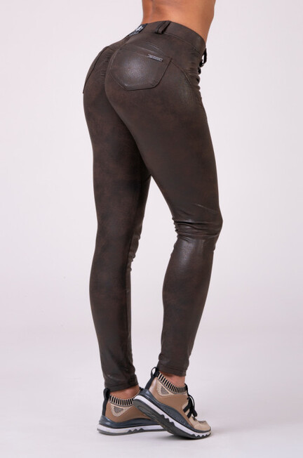 Nebbia High Glossy Leather Tights 1