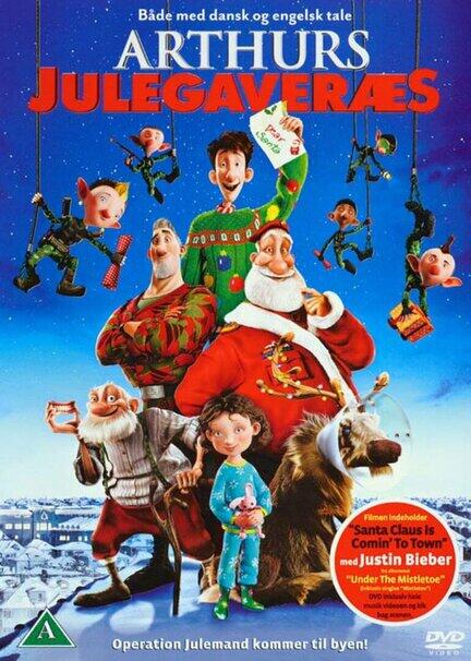 Arthurs julegaveræs, Arthur Christmas, DVD, Movie